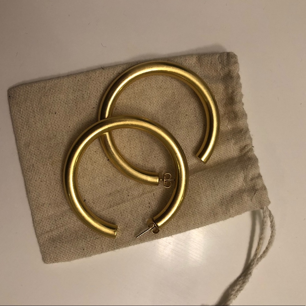 Madewell Chunky Oversized Hoops